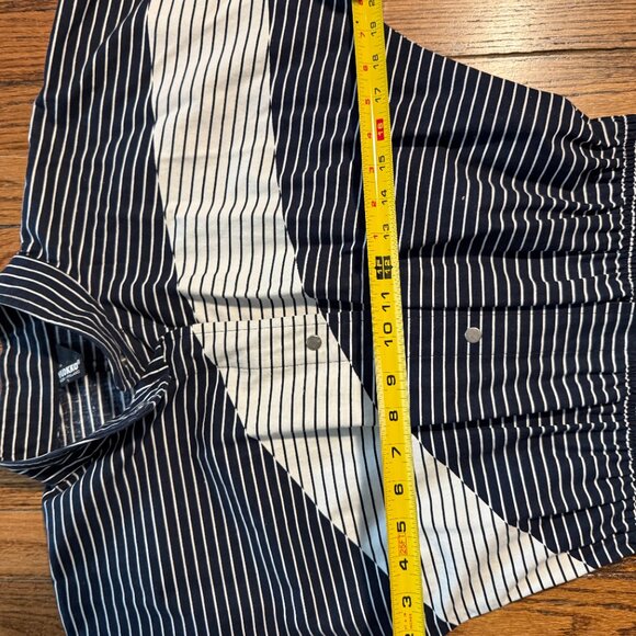 VUOKKO  marimekko small vintage constructivist 70s/80s diagonal bowie dress - Picture 5 of 10